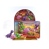 Phidal - Jurassic Juniors Mini Busy Books for Kids, Children to Play - Includes 4 Figurines with Foldable Play Board and Storybook, Portable and Travel Ready Phidal - Jurassic Juniors Mini Busy Books for Kids, Children to Play - Includes 4 Figurines with Foldable Play Board and Storybook, Portable and Travel Ready Board book
