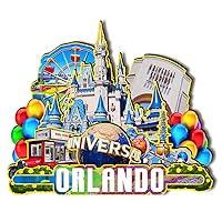 USA Orlando Wooden Magnet 3D Fridge Magnets Travel Collectible Souvenirs Decorations Handmade Crafts-4