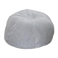 Flash Furniture Oversized Bean Bag Chair for Kids and Adults, Set of 1, Gray Sherpa