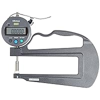 Mitutoyo 547-520S Digital Thickness Gauge with Flat Anvil, 120mm Throat Depth, ID-S Type, Inch/Metric, 0-0.47