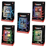 Magic: The Gathering Starter Commander Deck Bundle – Includes all 5 Decks,Multicoloured
