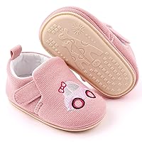 Baby Boys Girls First Walking Shoes Toddler Knit Cartoon House Slippers Lightweight Infant Sneakers Non-Slip