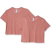 Women's Flowy Cropped T-Shirt-2 Pack