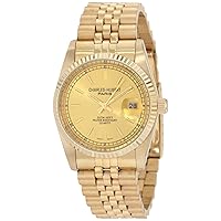 Charles-Hubert, Paris Men's 3635-GY Premium Collection Gold-Plated Stainless Steel Watch