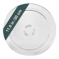 4393799 4393751 Microwave Glass Tray Fit for Whirl-pool & Ken-more & May-tag Replaces for 8206226 30QBP4185 AP3130793 PS373741 Microwave Glass Plate Turntable (1 year Warranty)