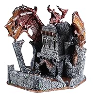Dice Tower for All Dice Sizes, Handmade Board Games, Dragon's Lair dice Tower, Finished Coloring, for Tabletop Games, D&D and RPG Games