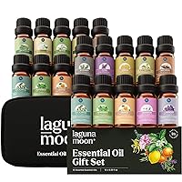 Ultimate Essential Oils Bundle: 2 x 10 Gift Set with Travel Bag and Gift Box - for Diffuser, Humidifier, Massage, Aromatherapy, Skin & Hair Care