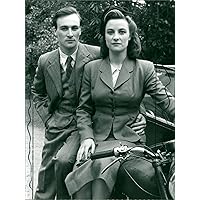 Francesca Hunt and Derek Riddell in Strathblair - Vintage Press Photo