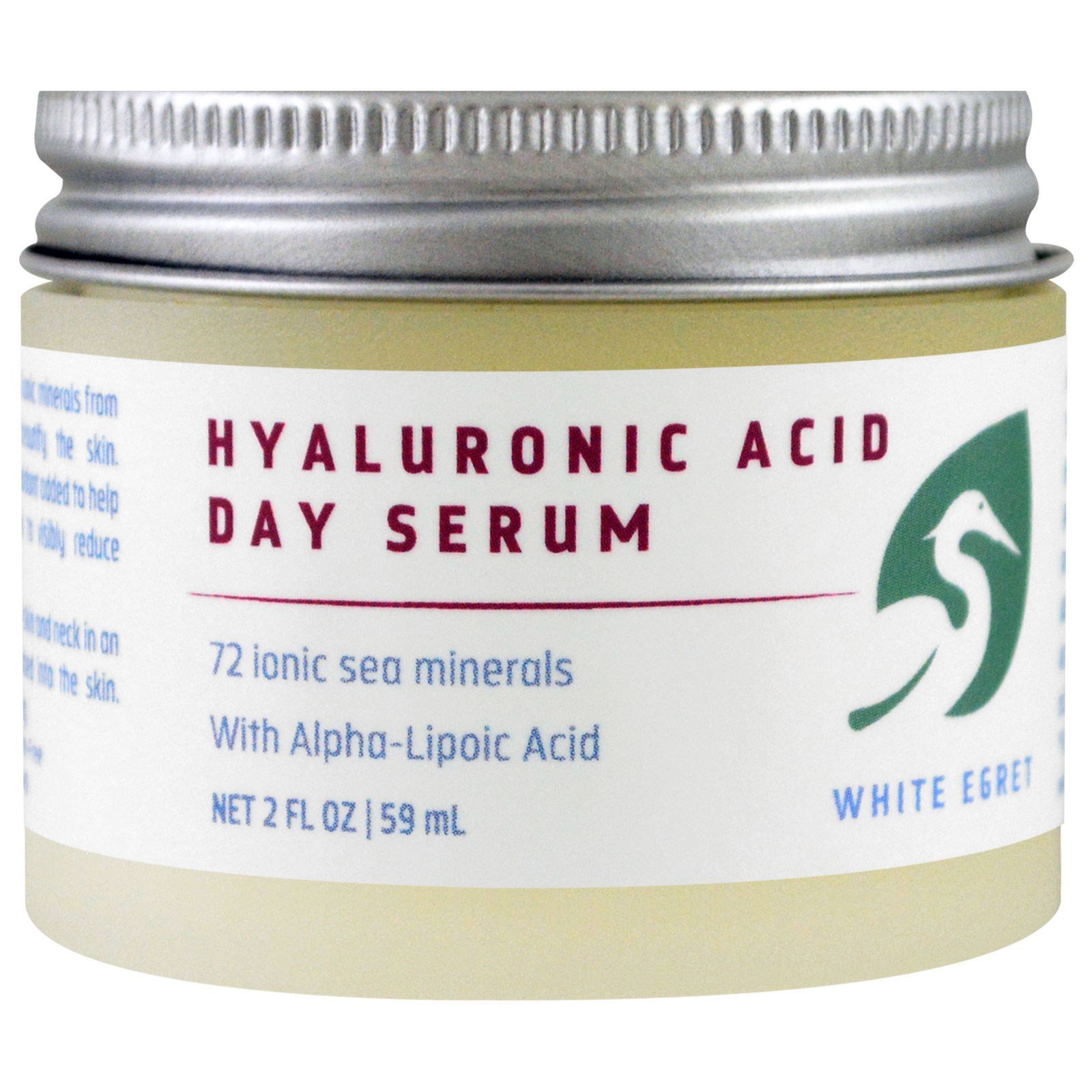 White Egret Hyaluronic Acid Day Serum, 2 Fluid Ounce