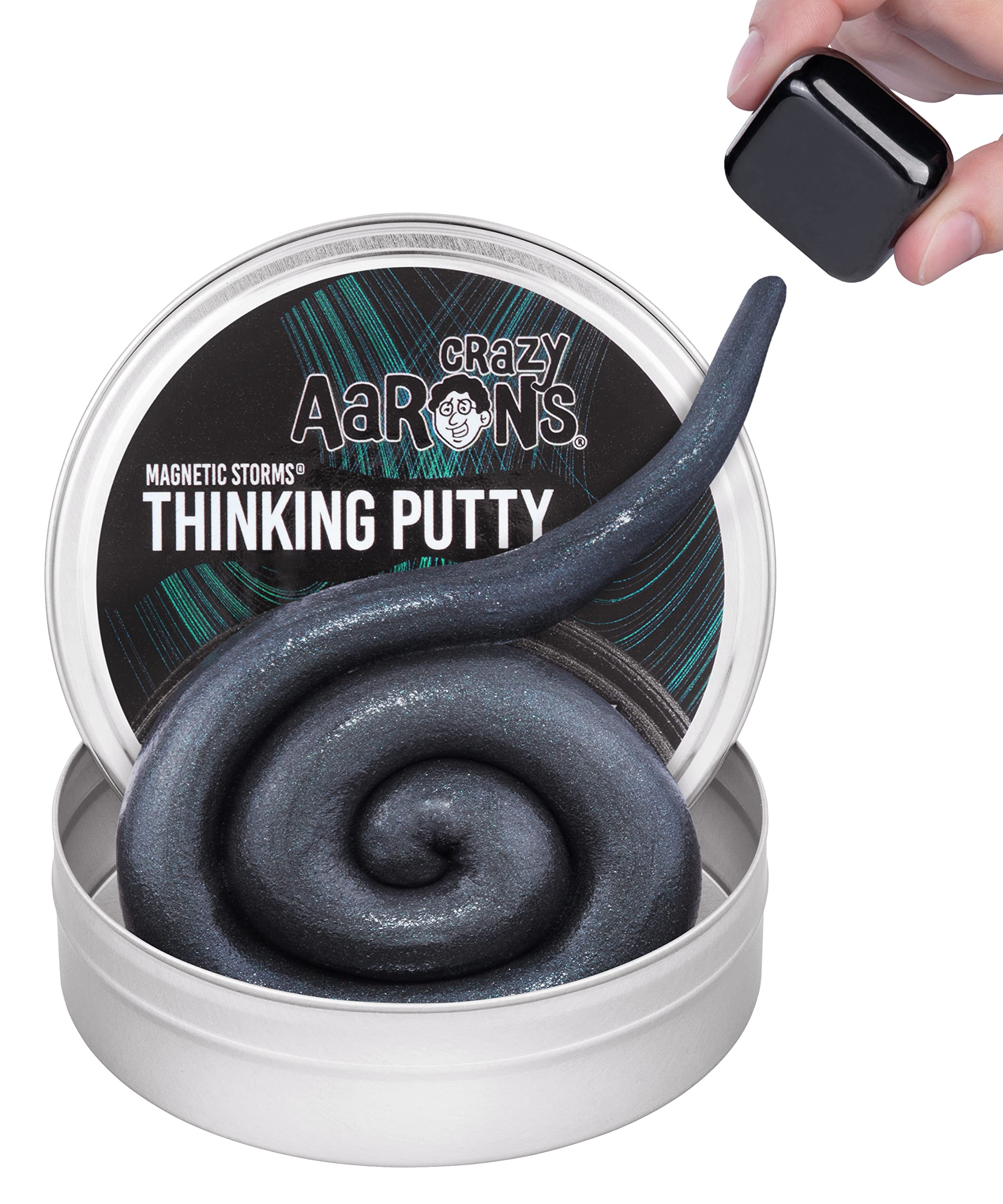 Crazy Aaron’s Magnetic Storms® Strange Attractor Thinking Putty®