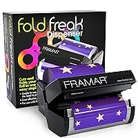 Fold Freak Foil Dispenser for Aluminum Foil, Hair Foils (Cuts and Fold's Hair Foil)