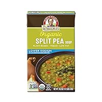 Dr. McDougall's Right Foods Soup,Organic Split Pea, Lower Sodium, 17.6 Ounce (Pack of 6)