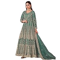 Wedding Wear Straight Anarkali Gown Suits Sewn Pakistani Indian Designer Shalwar Kameez Dress