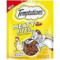 Meaty Bites, Soft and Savory Cat Treats, Chicken Flavor, 4.12 oz. Pouch