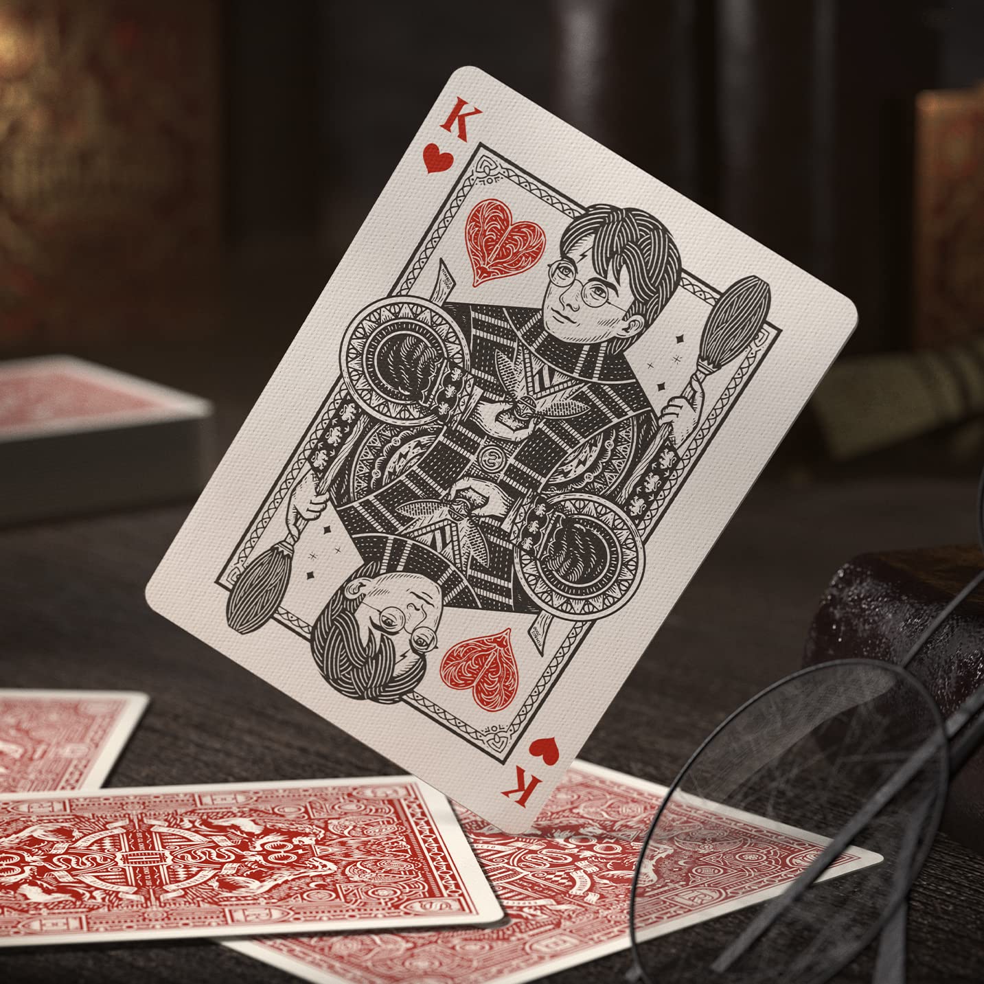 theory11 Harry Potter Playing Cards - Red (Gryffindor)