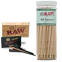 RAW Cones 98 Special 100 Pack & Cone Loader Bundle