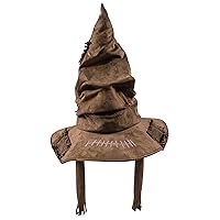 Disguise Harry Potter Sorting Hat Deluxe Costume Accessory Adult Size Character Dress Up Headwear, Brown