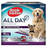 6-Layer All Day Premium Dog Pads, 23 x 24, Lavender Scent, 50 pads