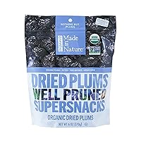 Made In Nature Organic Dried Plums, 6 Oz
