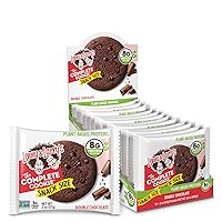 Lenny & Larry's The Complete Cookie, Double Chocolate, Soft Baked, 8g Plant Protein, Vegan, Non-GMO, 2 Ounce Cookie (Pack of 12)