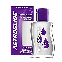 Liquid Personal Lubricant (2.5oz), Water Based Lube, Dr. Recommended Brand, Long Lasting Pleasure, for Men, Women, and Couples, Condom Compatible, Travel-Friendly Size, Manufactured in USA