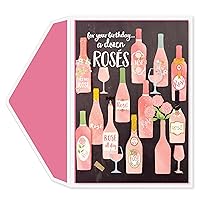 Graphique Birthday Roses Handmade Card | Cute and Happy Greeting | Perfect for Women | Color-Coordinated Envelope | 5