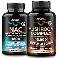 NUTRAHARMONY Mushroom Complex & NAC Capsules