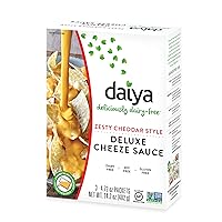 Daiya Zesty Cheddar Vegan Cheese Sauce, Dairy Free Vegan Queso Dip (Pack of 1)
