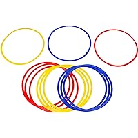 Speed & Agility Training Rings - Set of 12 by Trademark Innovations