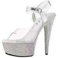 Ellie Shoes Women's Rhinestone Heeled Sandal