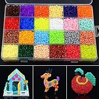  12000 x Fuse Beads Kit, LIHAO 24 Colors 2.6mm Tiny