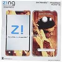 MS-JIMI80132 Jimi Hendrix - Woodstock Cell Phone Cover Skin for HTC Evo 4G