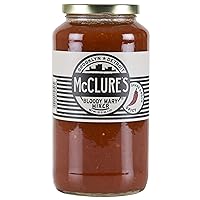 McClure’s Bloody Mary Mix (Non-Alcoholic) - 32 oz, Pack of Four