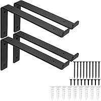 Premium Heavy-Duty Shelf Brackets - Quarter Inch (1/4