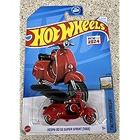 Hot Wheels Red Vespa 90 SS Super Sprint (1966) 71/250 HW Factory Fresh 6/10 New for 2024