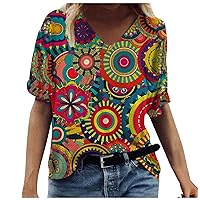 T-Shirts, Women's Blouses, Tops, Sweatshirt Hoodie, Long Sleeve Shirts, Spring / Summer, Best Friends, Pullover Hoodies for Women, with Motif, Fashion, Casual, Plus Size, Scenic Flowers, Print Crew Neck T-Shirt