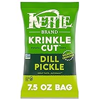 Potato Chips Krinkle Cut Dill Pickle, 7.5 Oz