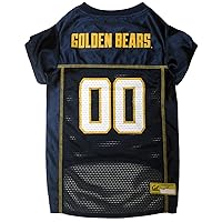 NCAA College California Golden Bears Mesh Jersey for DOGS & CATS, Medium. Licensed Big Dog Jersey with your Favorite Football/Basketball College Team