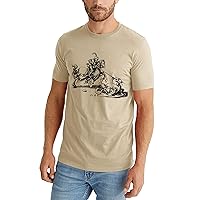 Mens Saint George and The Dragon Medieval Legend Graphic Image Print Short Sleeve T Shirt