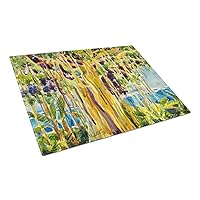 Caroline's Treasures 6064LCB Tree - Banyan Tree Glass Cutting Board Large Decorative Tempered Glass Kitchen Cutting and Serving Board Large Size Chopping Board