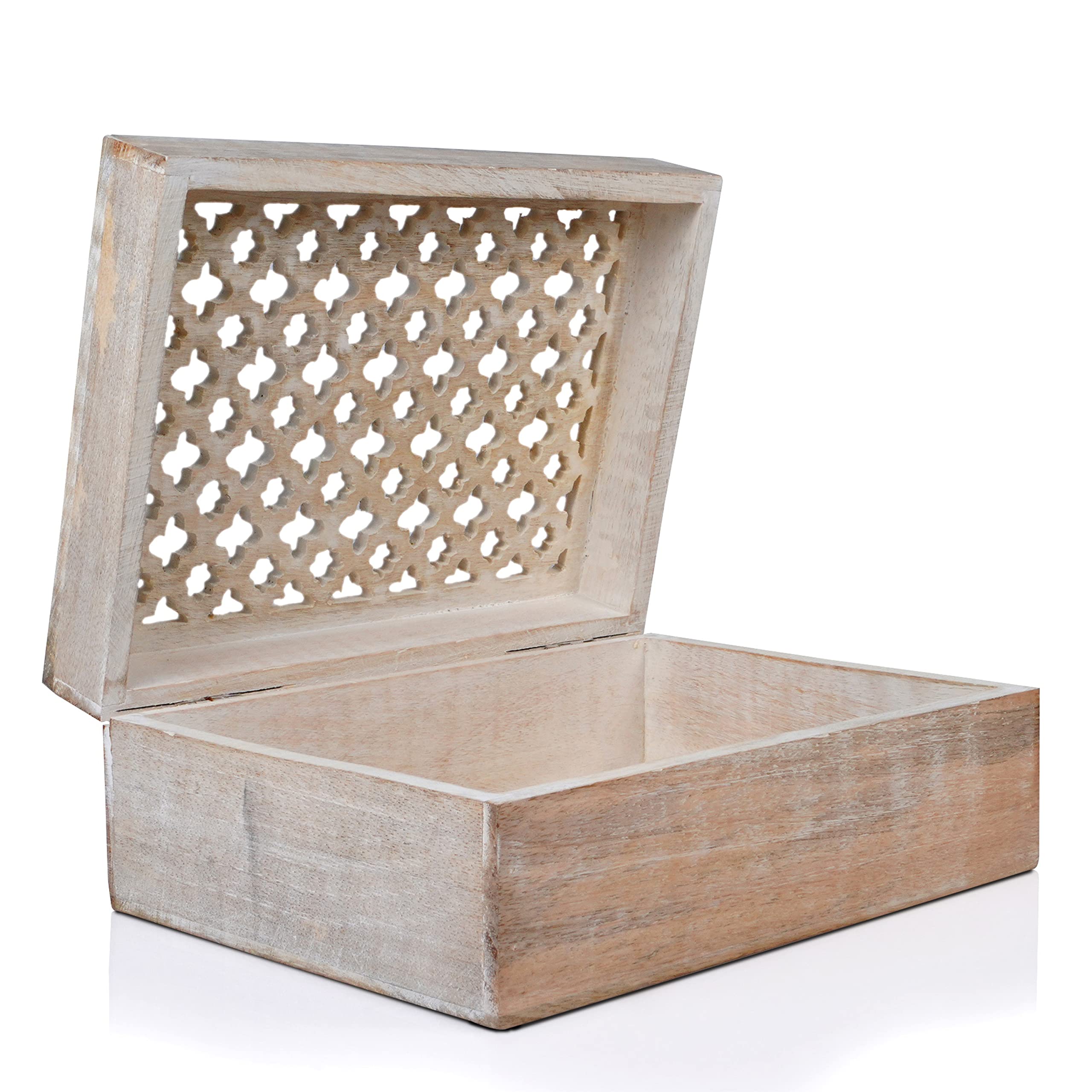 Mua Mela Artisans Decorative Storage Box with Hinged Lid ...
