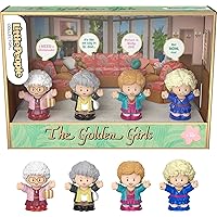 Little People Collector Dorothy, Blanch, Rose Sophia - the Golden Girls Special Edition Figure Set with 4 Character Figurines in a Gift Package