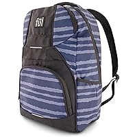 FUL Hudson 15 Inch Sleeve Laptop Backpack, Padded Computer Bag for Commute or Travel, Blue