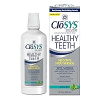 CloSYS Healthy Teeth Oral Rinse Mouthwash - 32 Fl Oz