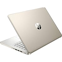 HP 14 inch HD Laptop, Intel Celeron N4020 up to 2.8 GHz, 4GB DDR4, 64GB eMMC Storage, WiFi 5, Webcam, HDMI, Bluetooth, Windows 10 S (Google Classroom or Zoom Compatible) (Pale Gold) (Renewed)