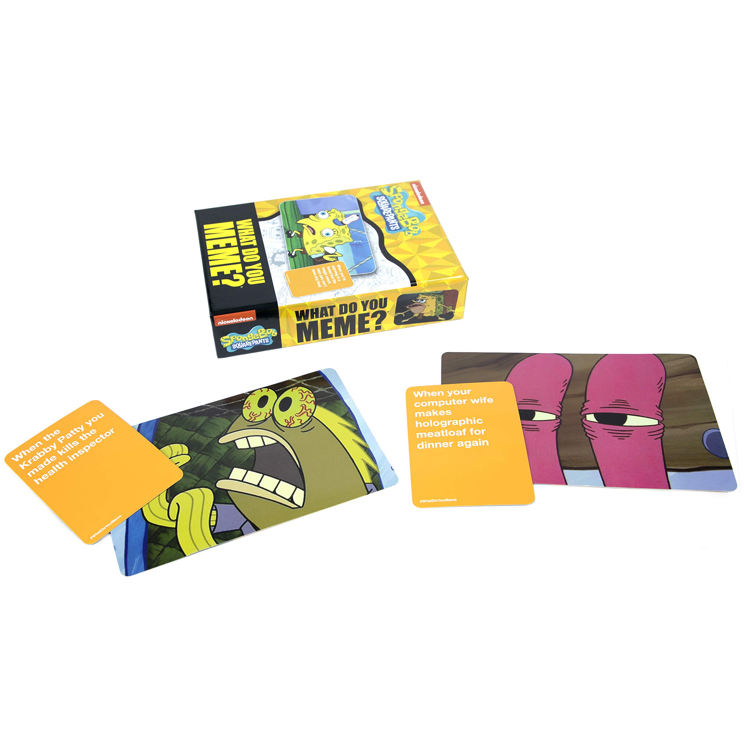 WHAT DO YOU MEME?® Spongebob Squarepants Expansion Pack - Family Card Games for Kids and Adults