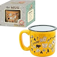Ceramic Coffee Mug - 15 oz Retro Inspired Camping Mug - for Hot & Cold Drinks - Works as a Tea, Soup, & Coffee Mug - Stylish, Versatile, & Microwaveable Camping Coffee Mugs by Camp Casual