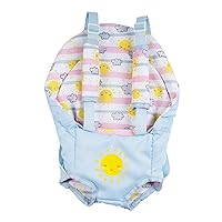 ADORA Baby Doll Carrier with Color-Changing Design, Adjustable Strap and Machine Washable Material, Fits Dolls & Stuffed Animals Up to 20 inches, Birthday Gift for Ages 2+ - Sunny Days