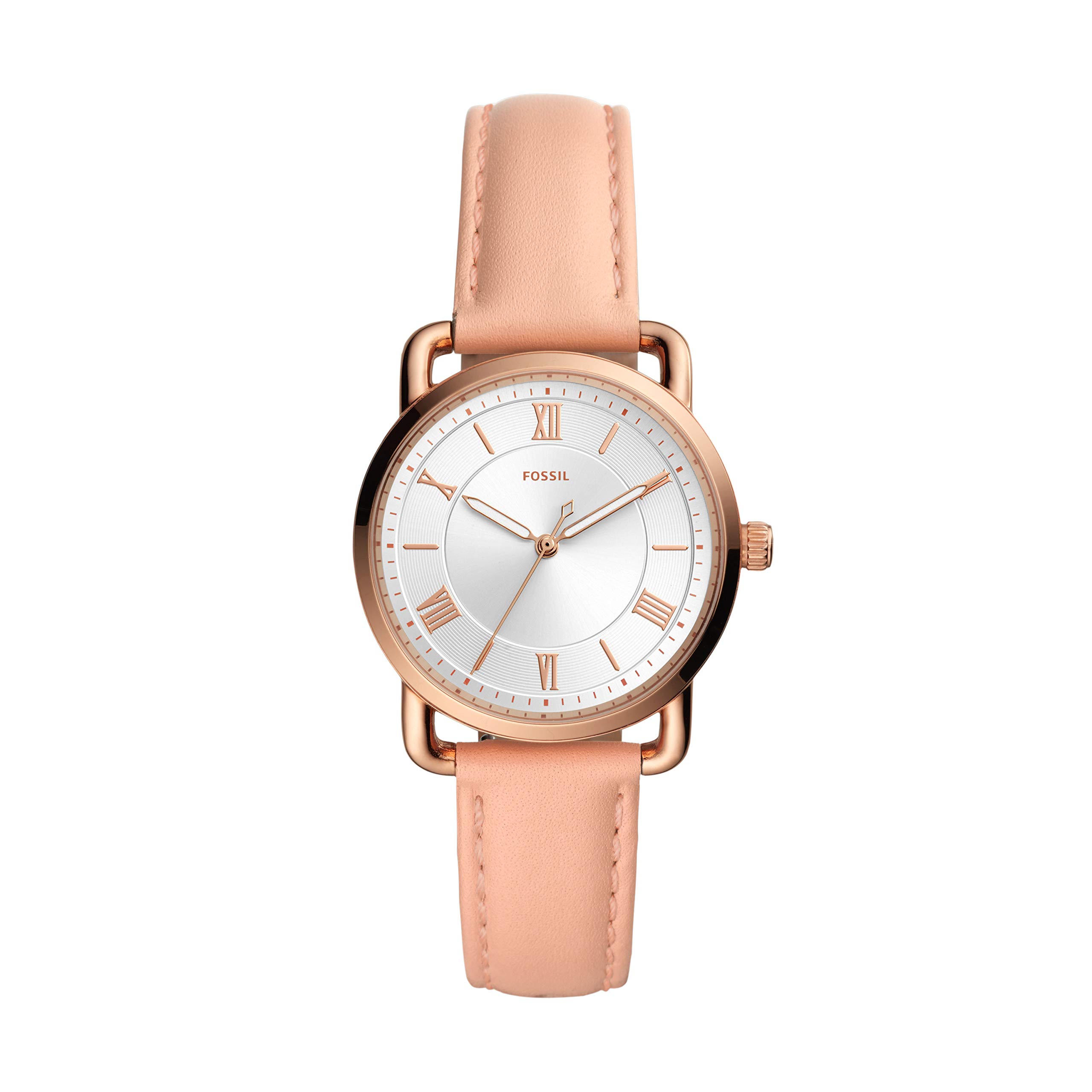 Fossil Copeland Women's Watch with Slim Case and Genuine Leather Band