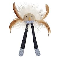 Petlinks HappyNip Leggy Loon Feather Cat Toy, Contains Silvervine & Catnip - Tan/Blue, One Size